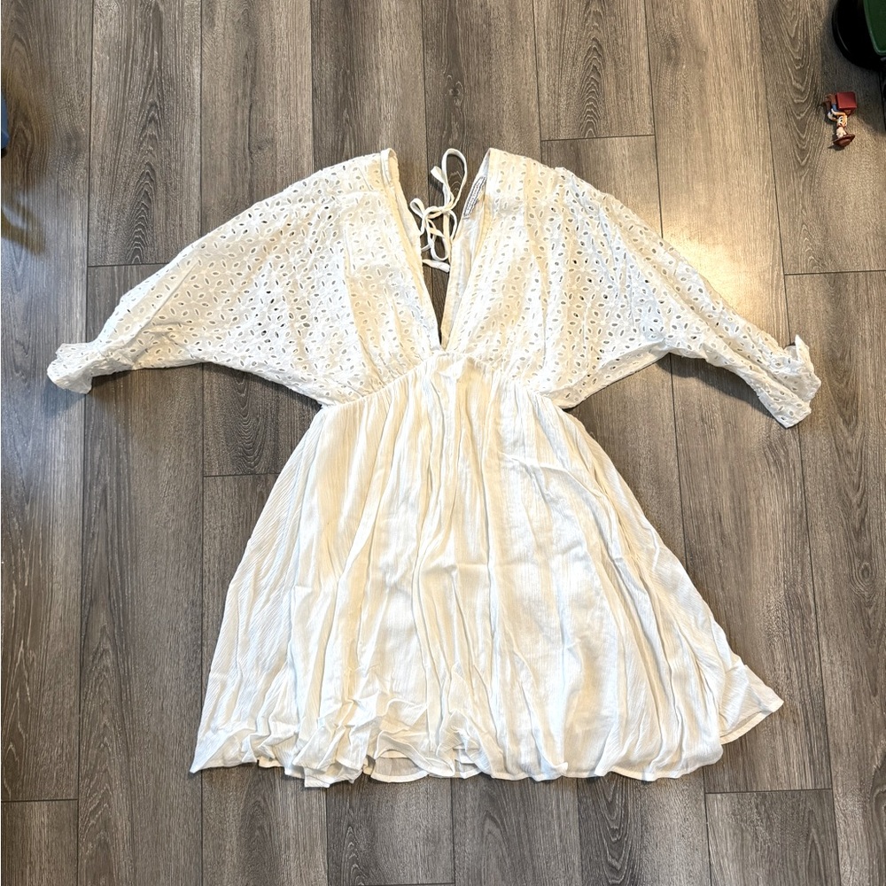 Free people white lace dress